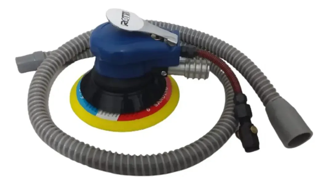 Lixadeira Rotoorbital Pneumática / Roquite / Hokit-aspirada
