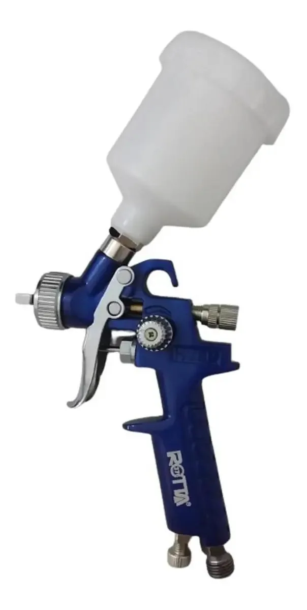 Pistola De Pintura Retoque Gravidade Bico 0,8mm Profissional