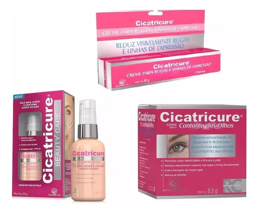 Cicatricure Kit Anti Idade 3 Produtos