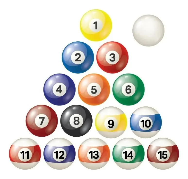 Adesivo De Parede Bola De Sinuca Salão De Jogos Bilhar - 090 Colorido
