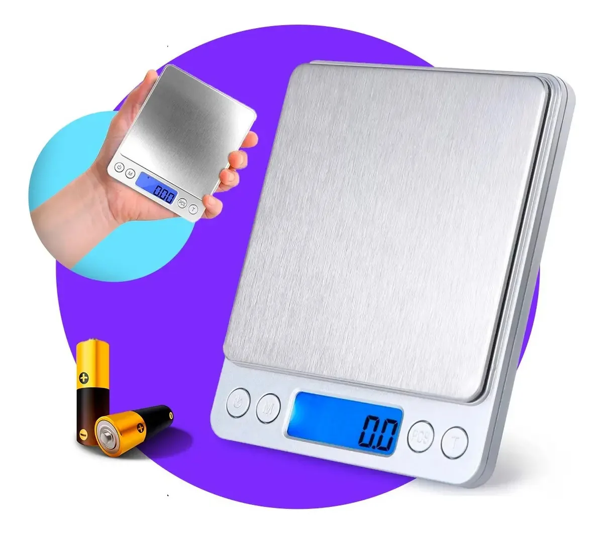 Balança Digital Espaço Flix 0.1g - 2000g Precisão 2kg Cozinha
