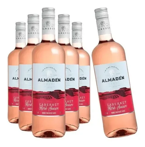 Kit 6 Vinhos Almadén Cabernet Rosé Suave