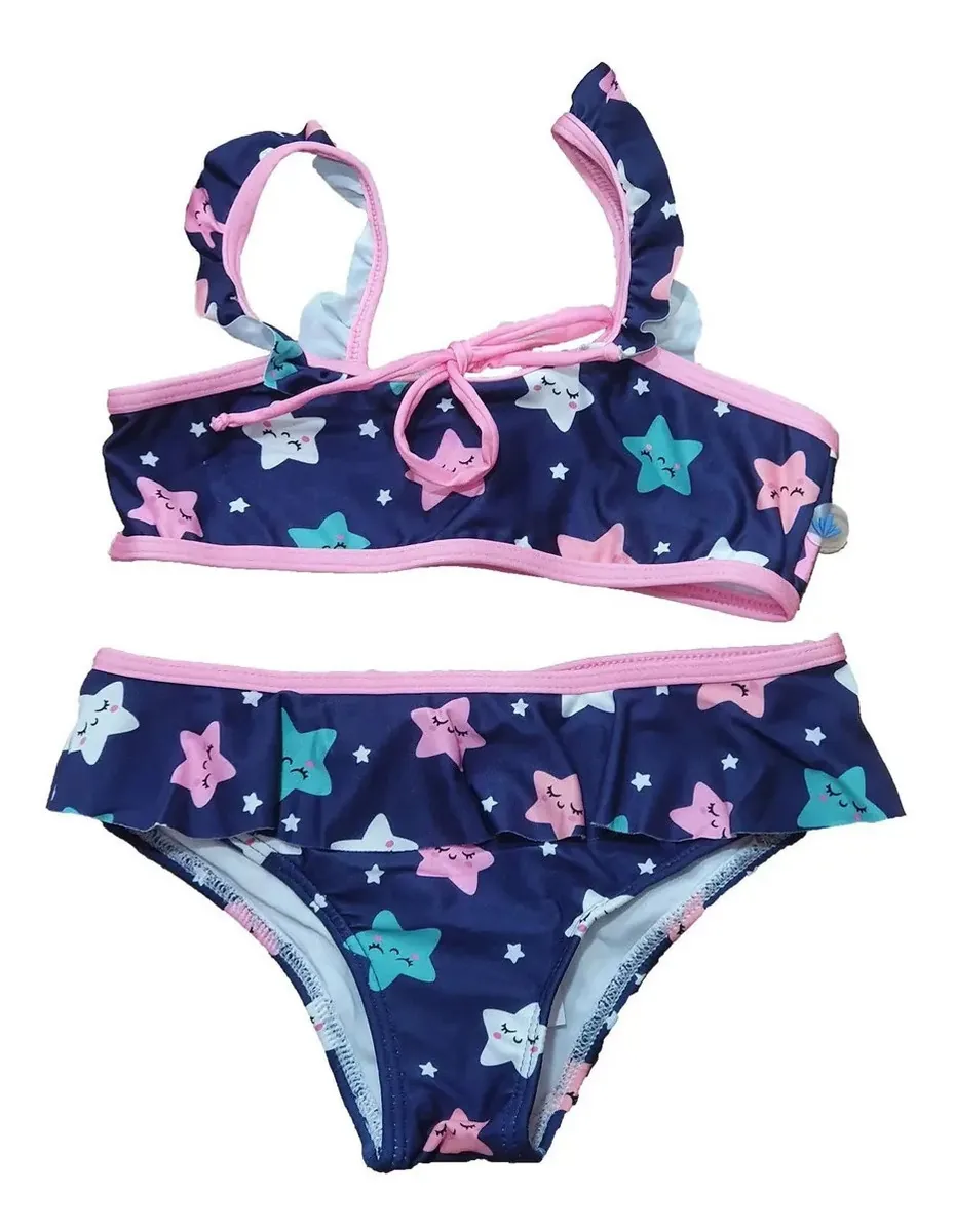 Biquini Infantil Verão Malwee Praia Menina Proteção Uv 50