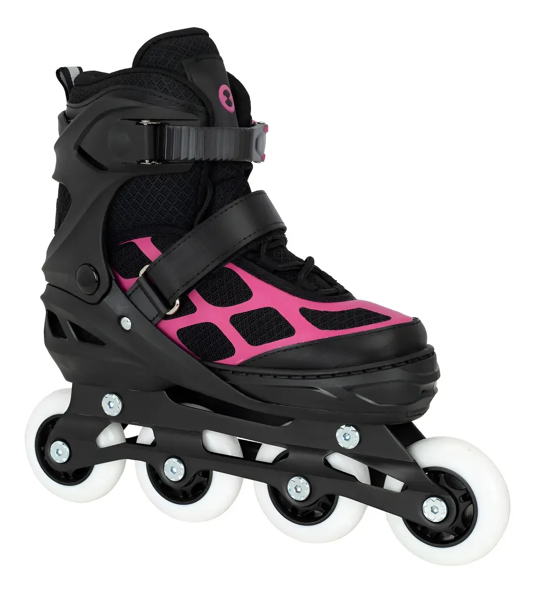 Patins Oxer First Wheels Ajustável Infantil Cor Rosa Tamanho Dos Patins M