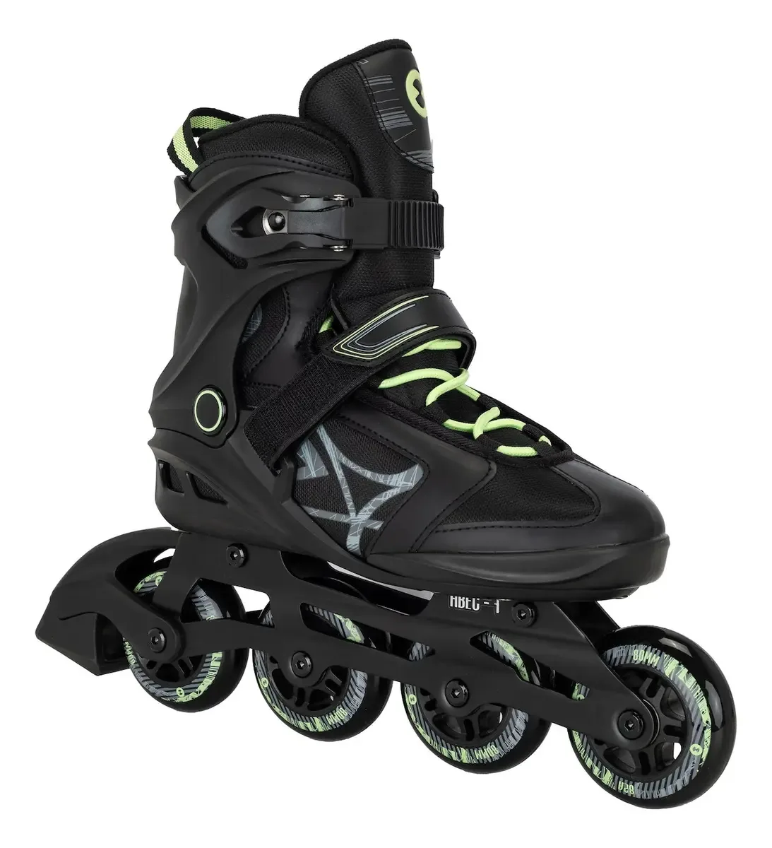 Patins Oxer Byte Adulto Cor Preto/verde Cla Tamanho Dos Patins 41