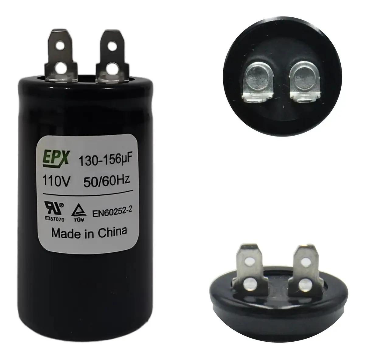 Mini Capacitor Eletrolitico 130uf 110v Epx
