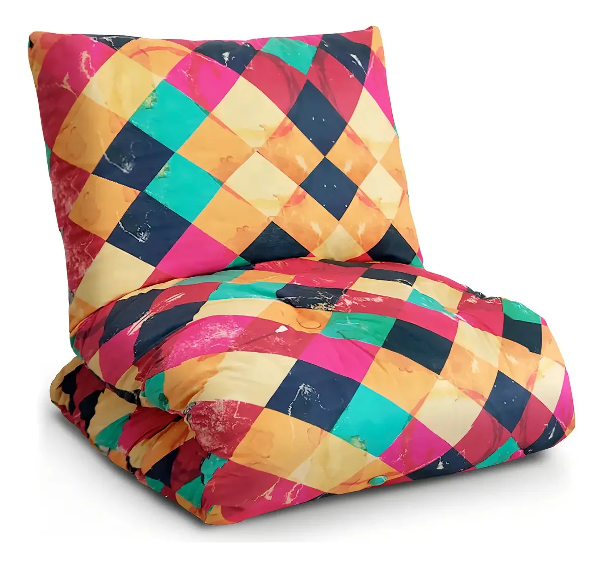Colchonete BF Colchões Futon Espuma multicolor