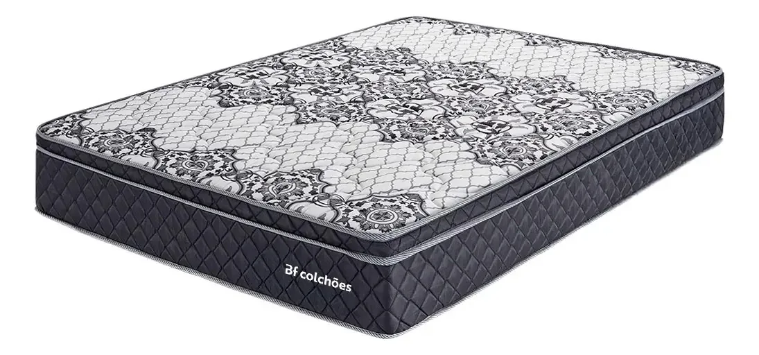 Colchão Queen Ortopédico Molas Ensacadas Tridimensional 158x198 BF Colchões