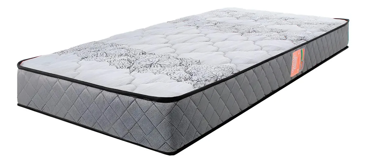 Colchão Solteiro Ortopédico Espuma D33 78x188x17cm BF Colchões