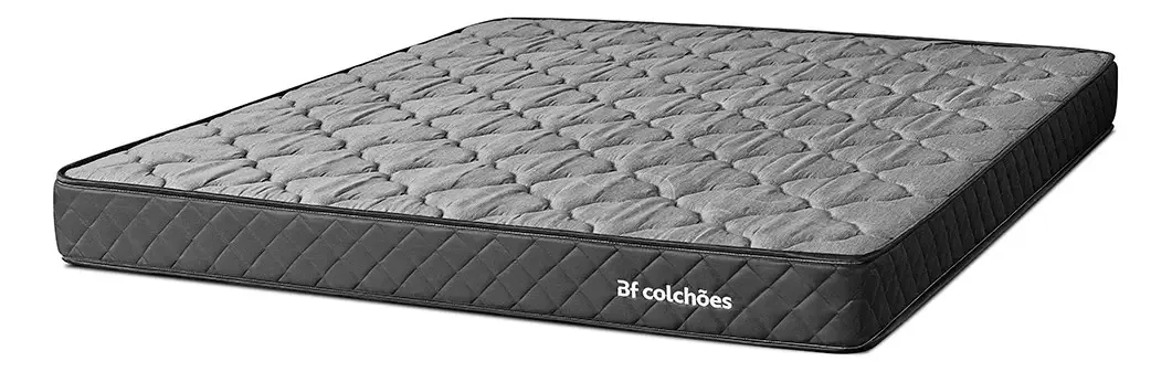 Colchão Queen Ortopédico Espuma D45 Extra Firme 17x158x198cm BF Colchões