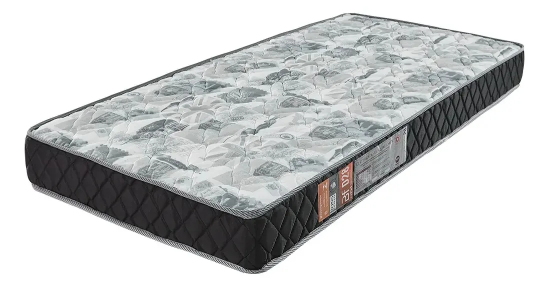 Colchão Solteiro Ortopédico para Pousada Espuma D28 188x88cm BF Colchões