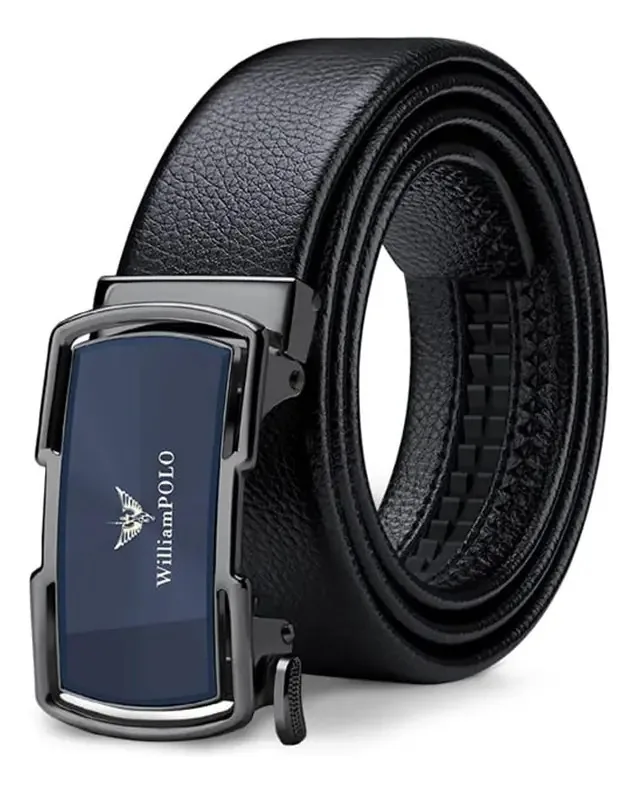 Cintos Marca Famosa Williampolo Desagne De Luxo Cor Preto/14 Desenho Do Tecido Liso Tamanho 125
