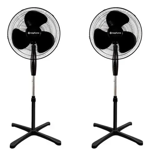 Kit Com 2 Ventiladores De Coluna Neptuno 40cm