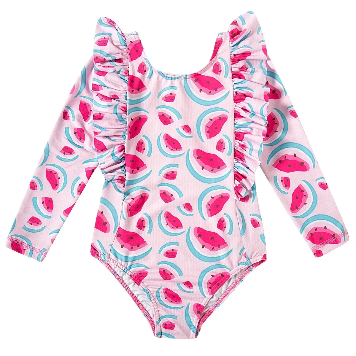 Body Praia Melancia Elastano Proteção Uv 50+ 1t Tip Top