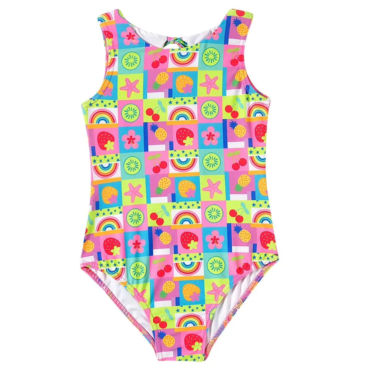 Maiô Praia Toddler Colorido Elastano Proteção Uv 50+ 1t Tip Top
