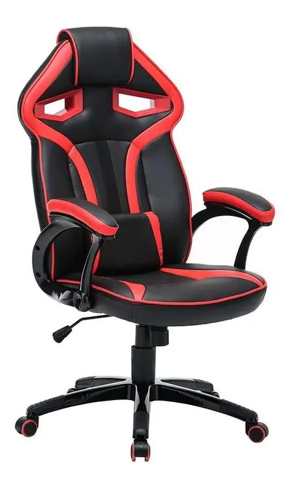 Cadeira Gamer Hera Preta E Vermelha Vermelho