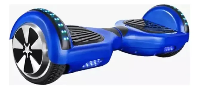 Hoverboard Skate Elétrico 6.5 Led Bluetooth Outlet Cor Azul