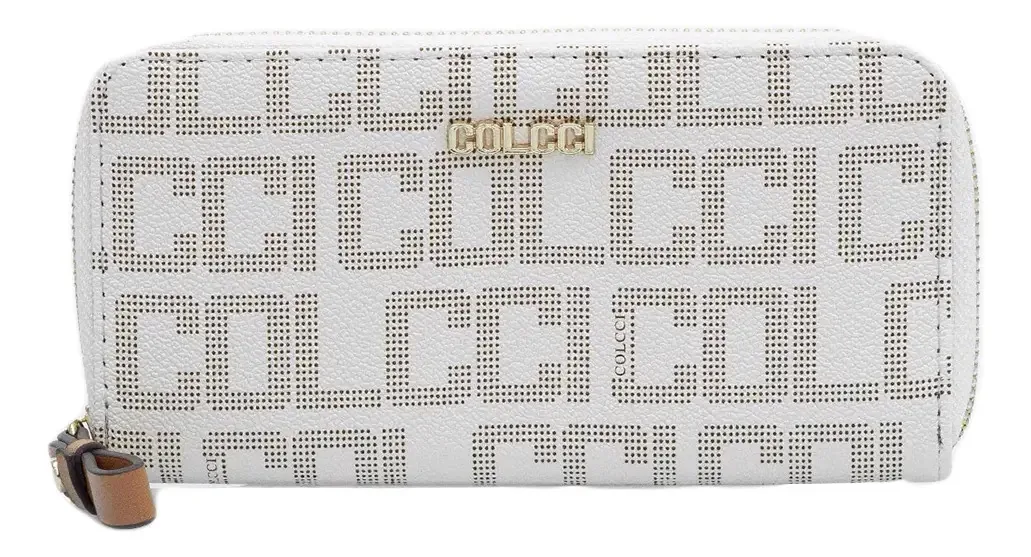 Carteira Colcci Monograma Branco Feminino
