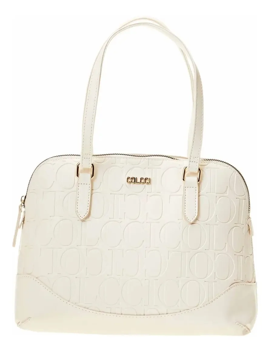Bolsa Feminina Off White Colcci Desenho do tecido Gravação