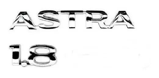 Kit Emblemas Cromados Astra 1.8 1998 1999 2000 2001 Á 20002