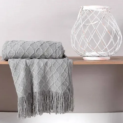 Manta Sofá Tricot Decorativa 127x152 Tessi