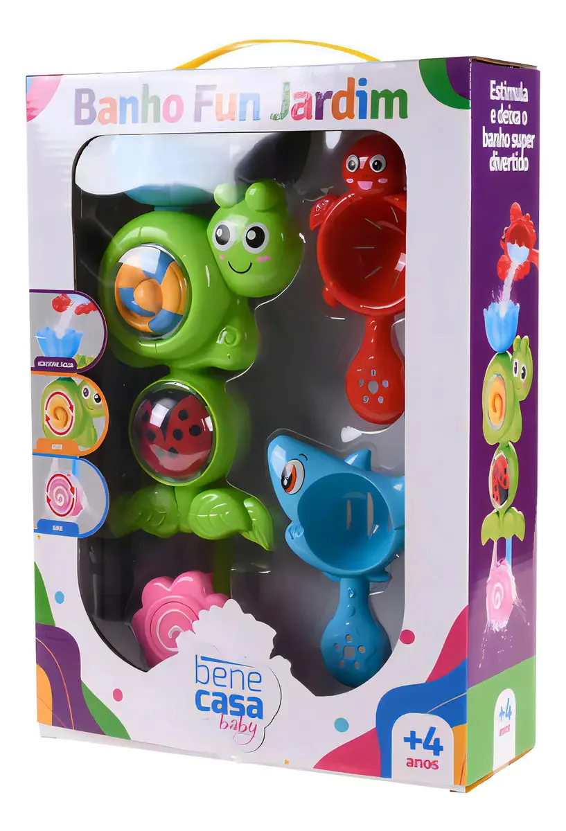 Brinquedo De Banho Jardim Bene Casa Baby