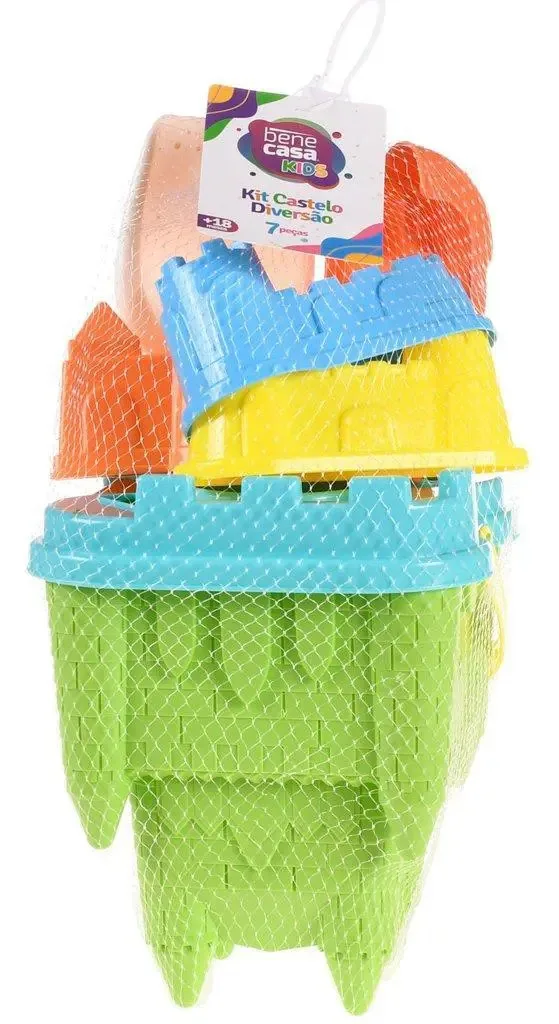 Brinquedo Praia Castelo 7 Peças