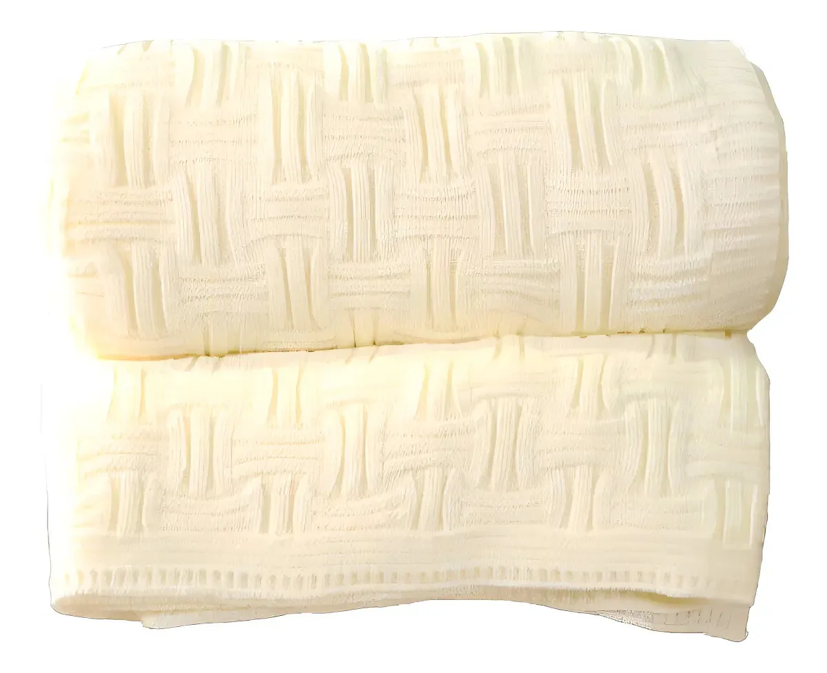 Manta Sofá Tessi Tricot Premium 1,27x1,52m Branco Decoração Sala