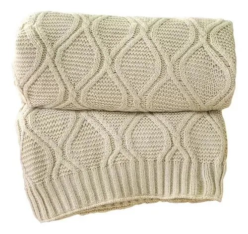 Manta Sofá Tricot Decorativa Refine 127x152