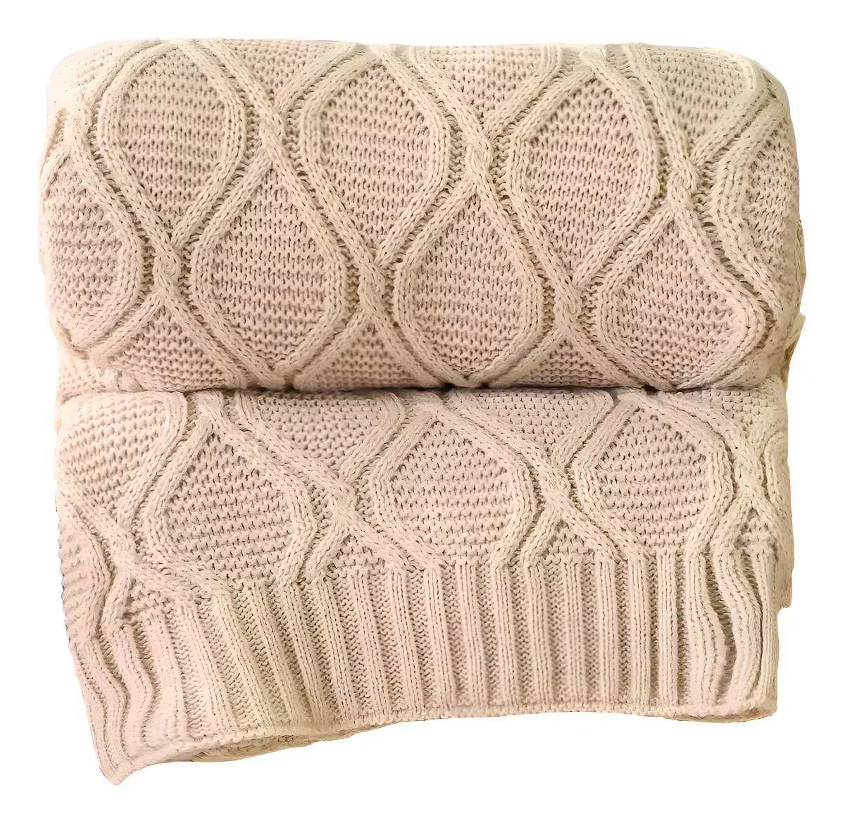 Peseira Tricot Decorativa Refine 60x230