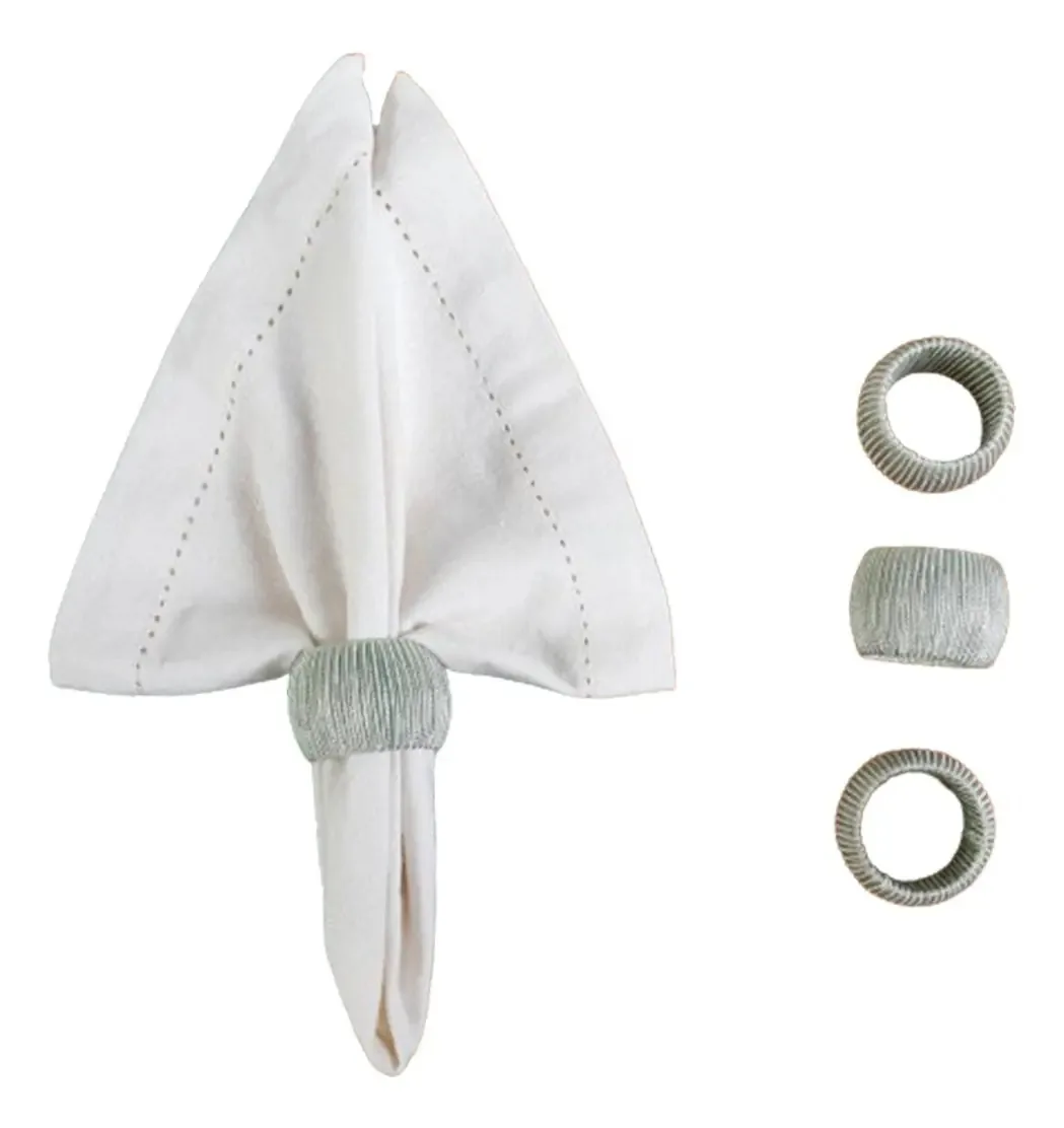 Kit 4 Porta Guardanapos Requinte Cor Erva Doce