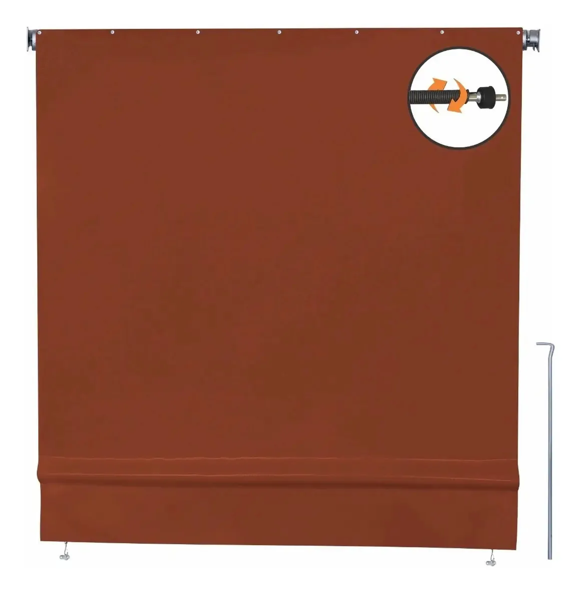 Toldo De Mola Completo Sob Medida Cor Marrom
