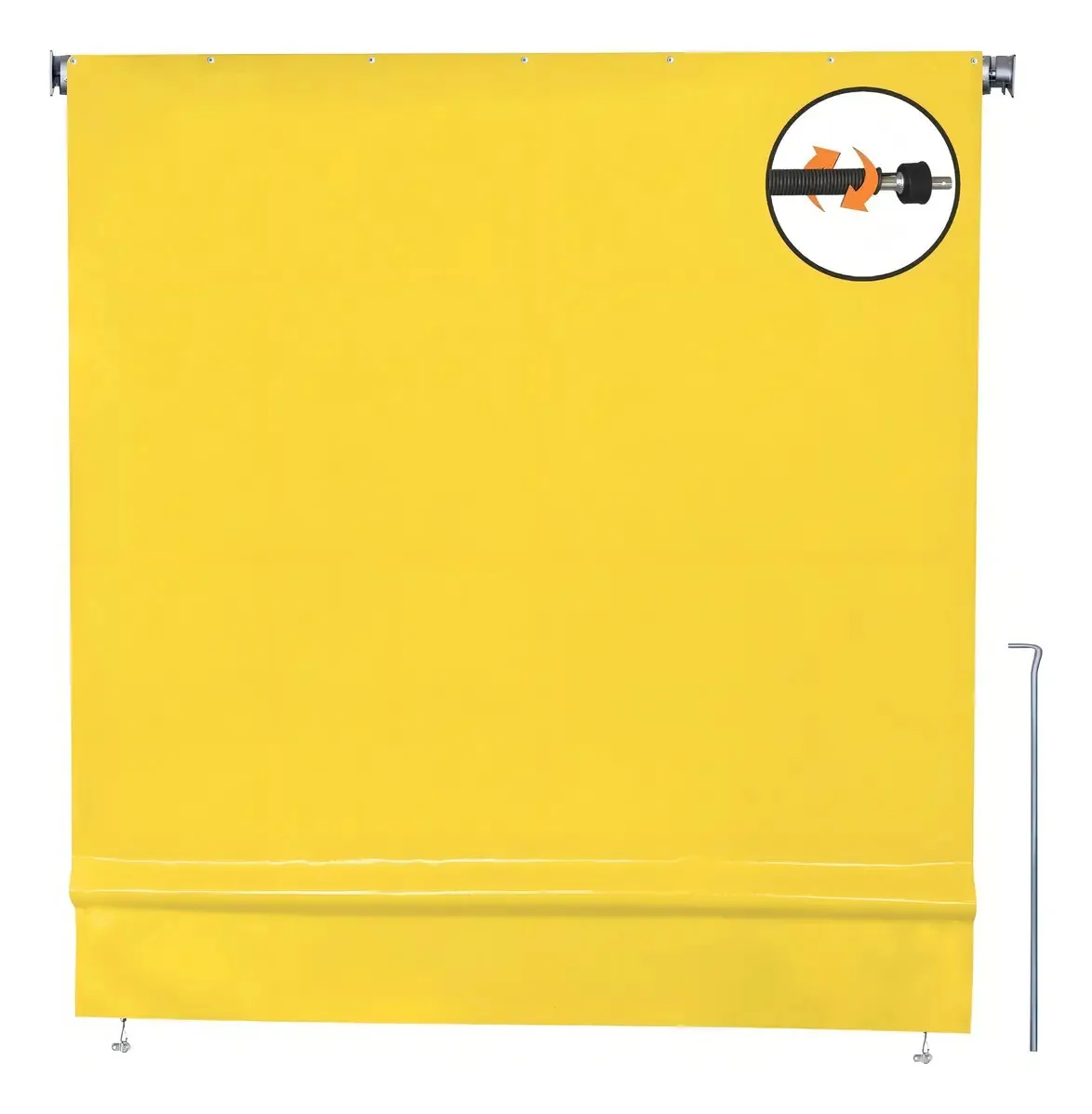 Toldo De Mola Completo Sob Medida Cor Amarelo