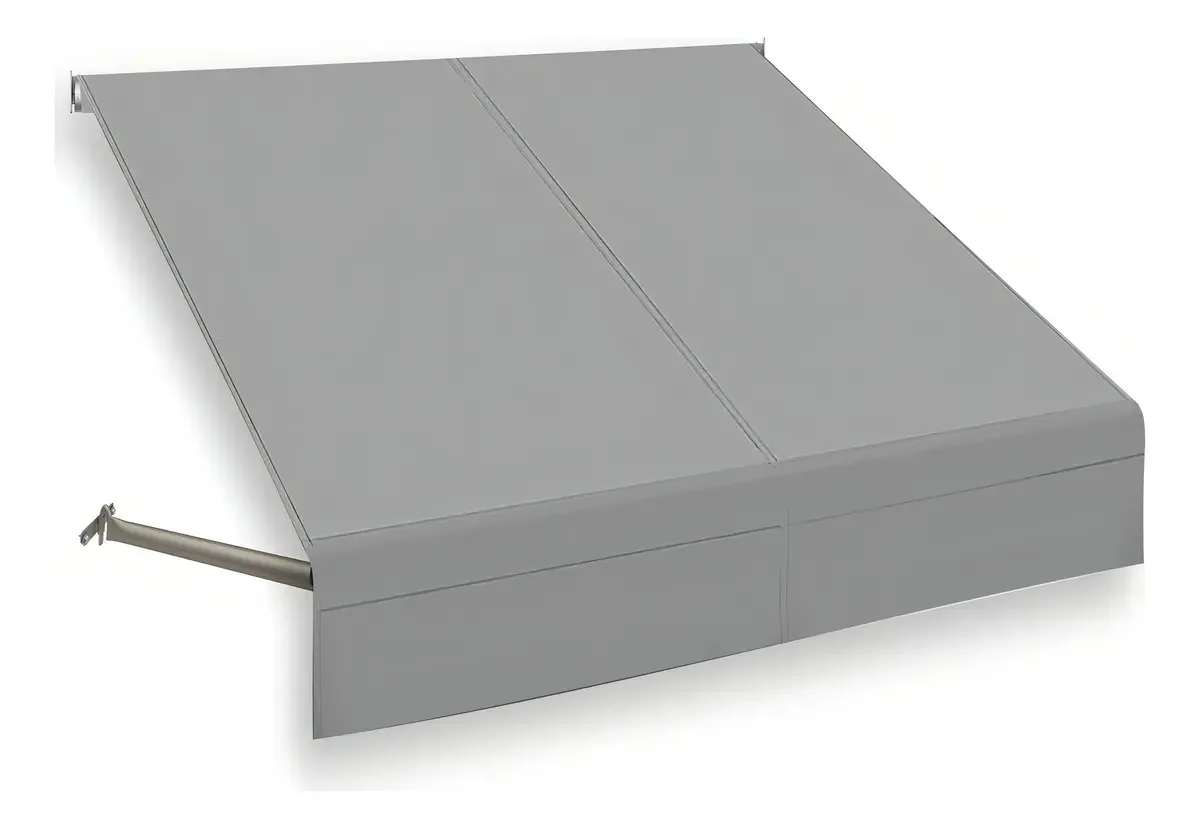 Toldo Enrolar 2 Em 1 Catraca 3,50 X 2,50 X 1,00 Cor Cinza
