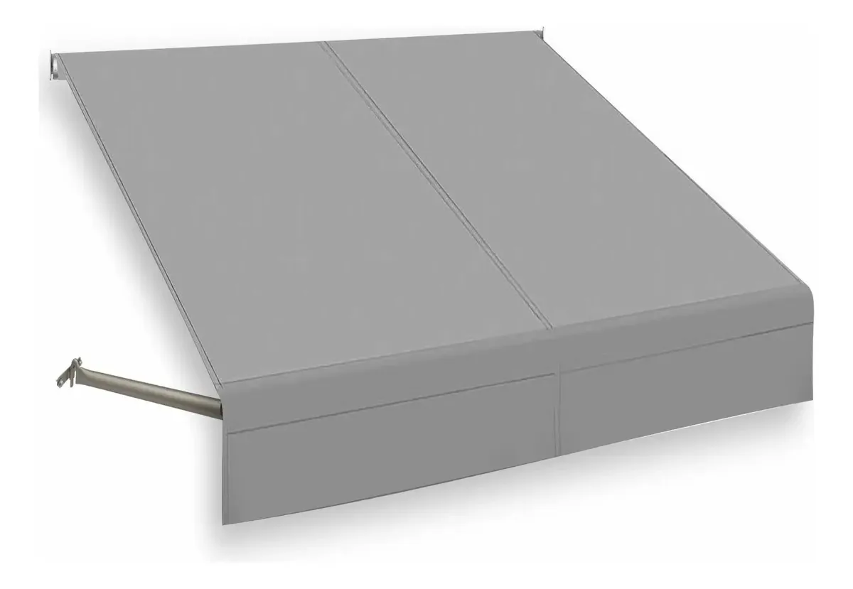 Toldo 2 Em 1 Sob Medida Enrolar 2,50 X 2,50 X 2,00 Cor Cinza