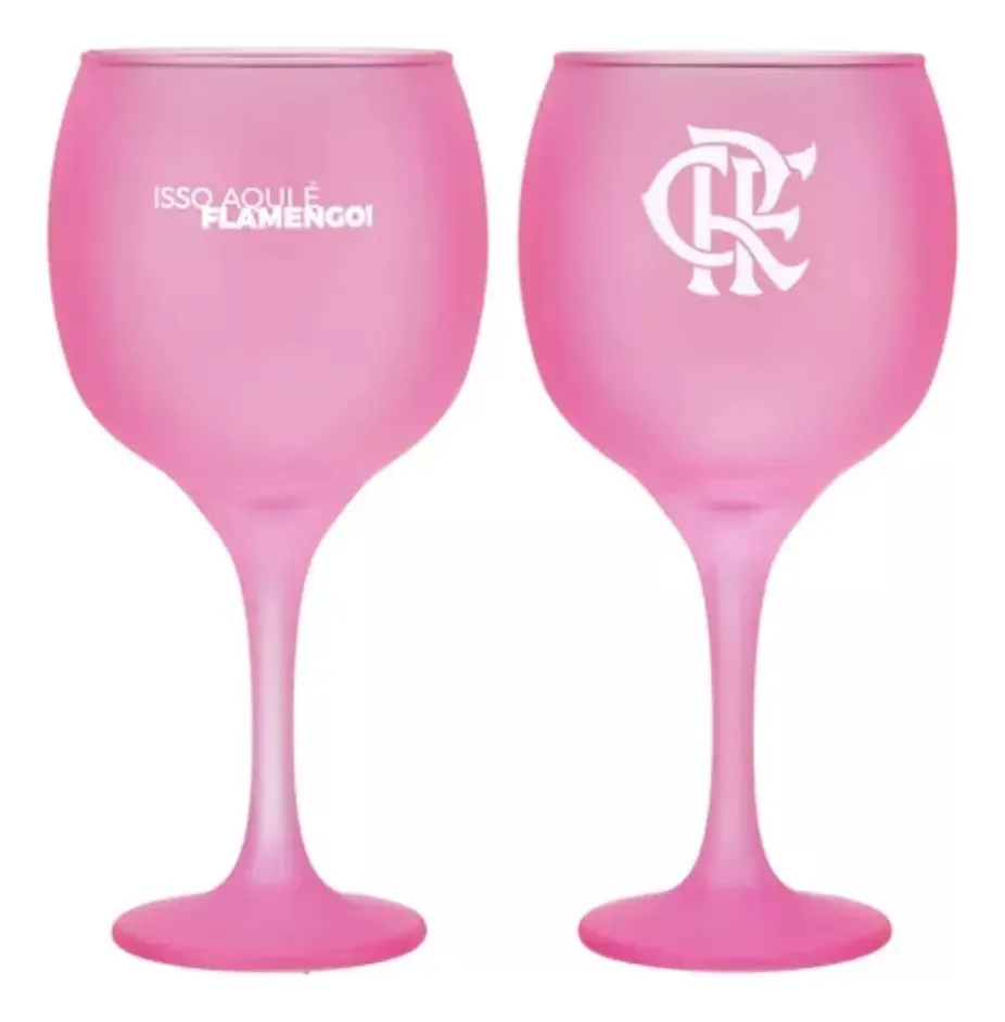 Kit Flamengo Taças Royal Drink Kit 2 Taças Vermelha E Rosa
