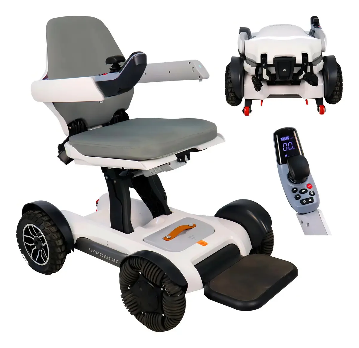 Cadeira De Rodas Motorizada Spacemed Dobrável App Dellamed