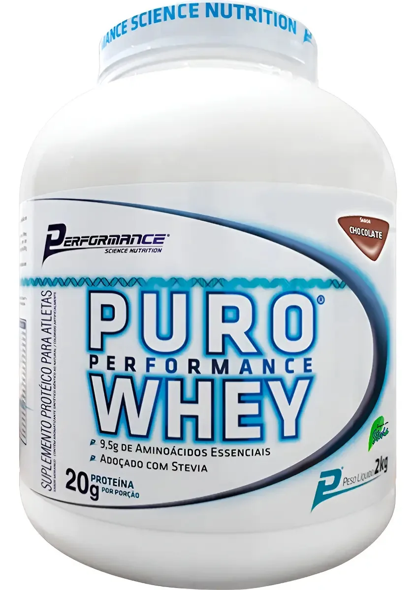Puro Whey 2kg - Performance Sabor Chocolate