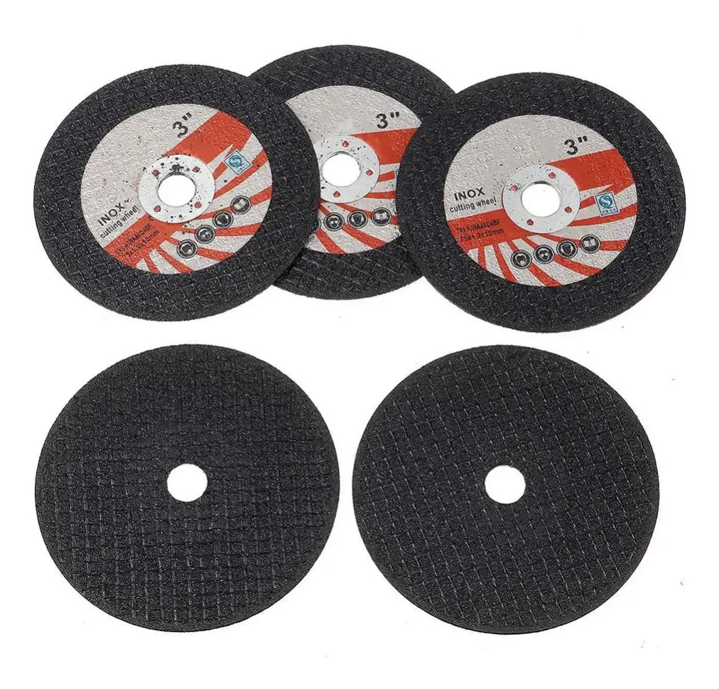 Kit 10 Discos Corte Resina 76mm P/ Esmerilhadeira Powergrip