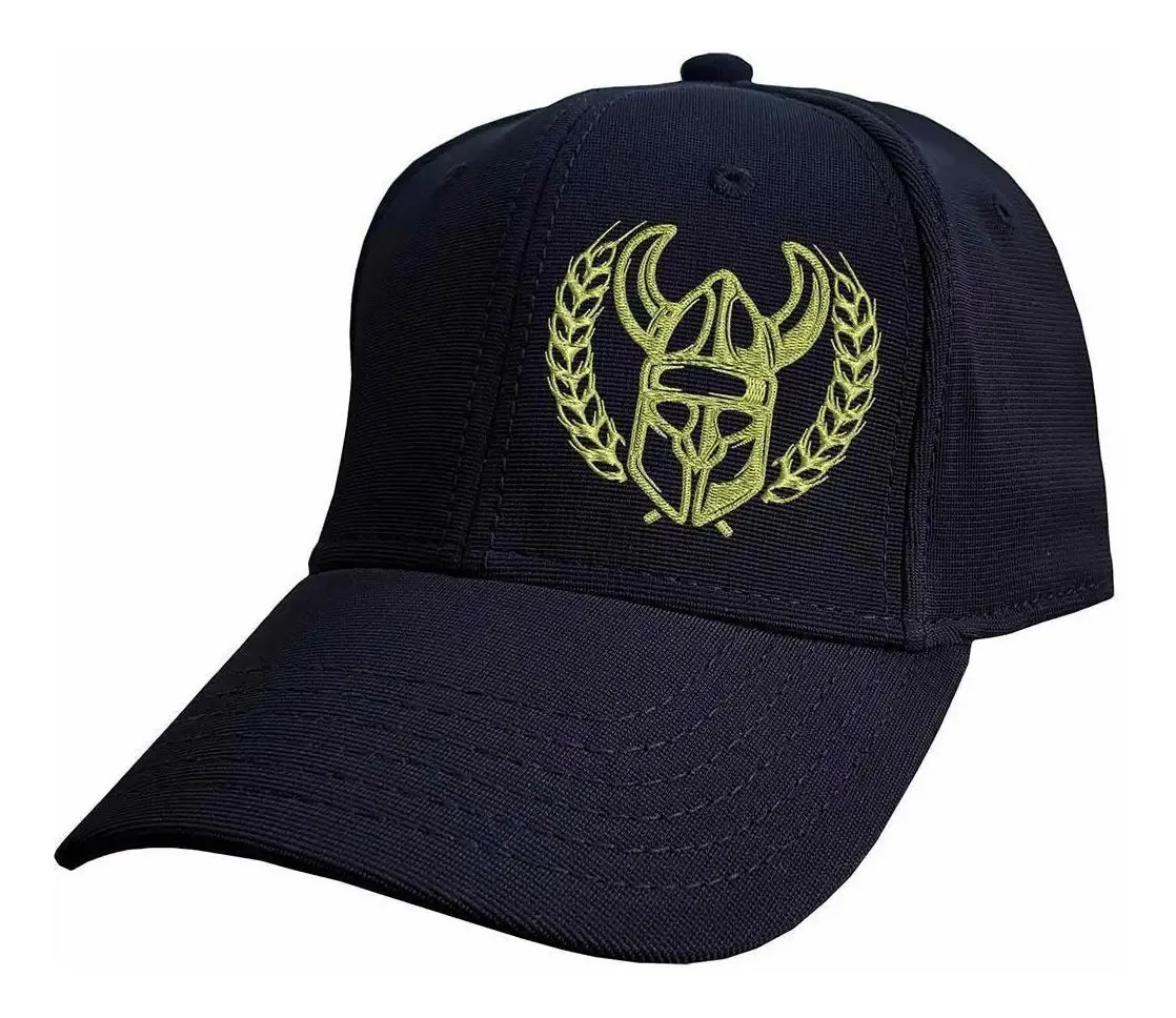 Boné Bordado Caveira Guerreiro Viking Soldado Real