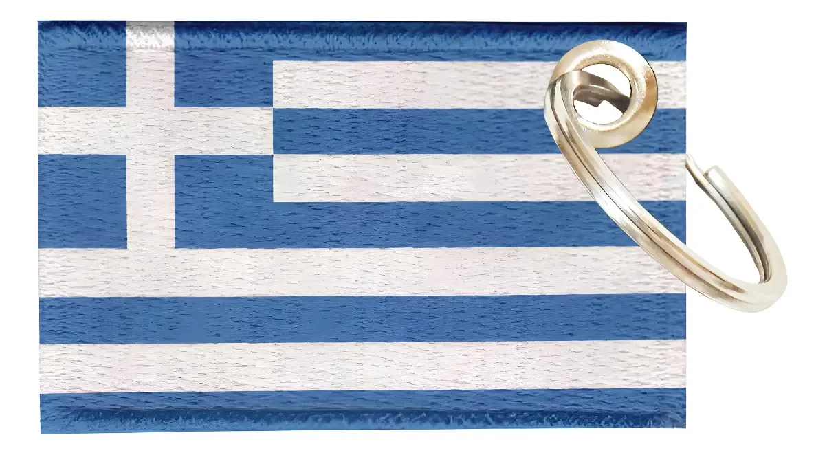 Chaveiro Bordado Bandeira em Náilon Resistente Talysmã Bordados