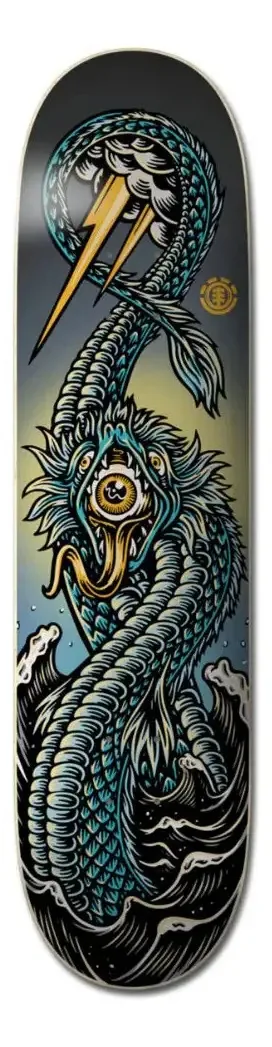 Shape De Skate Element Flood Dragon 8.180 Azul