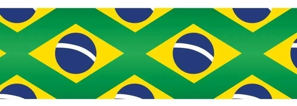 Fita Cetim Copa Do Mundo Fita Cetim 38mm 10m. Bandeira