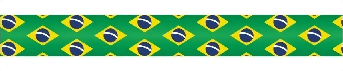 Fita Cetim Copa Do Mundo Fita Cetim 15mm 10m. Bandeira