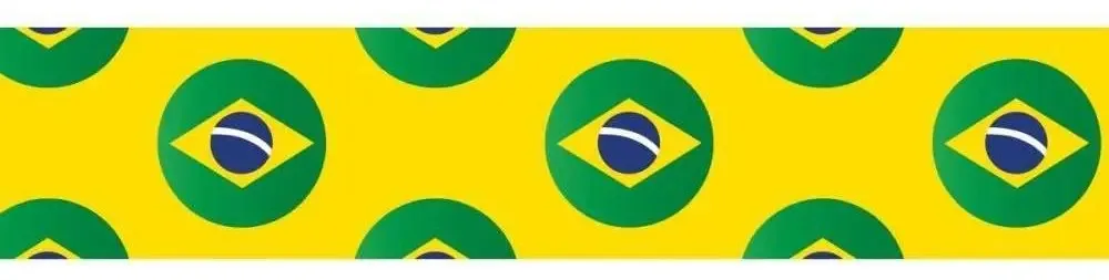 Fita Cetim Copa Do Mundo Fita Cetim 22mm 10m. Bandeira 7909