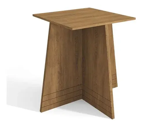 Base Para Mesa De Jantar Lotus Freijó Cor Marrom