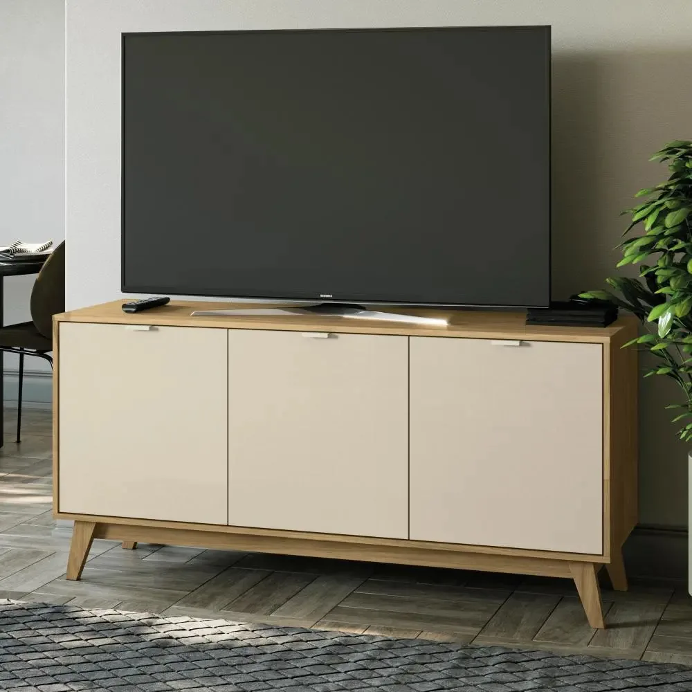 Rack Para Tv Kappesberg 3 Portas Itapuã/argila