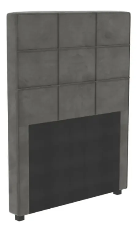 Cabeceira Kappesberg Cama Box 90cm Cinza