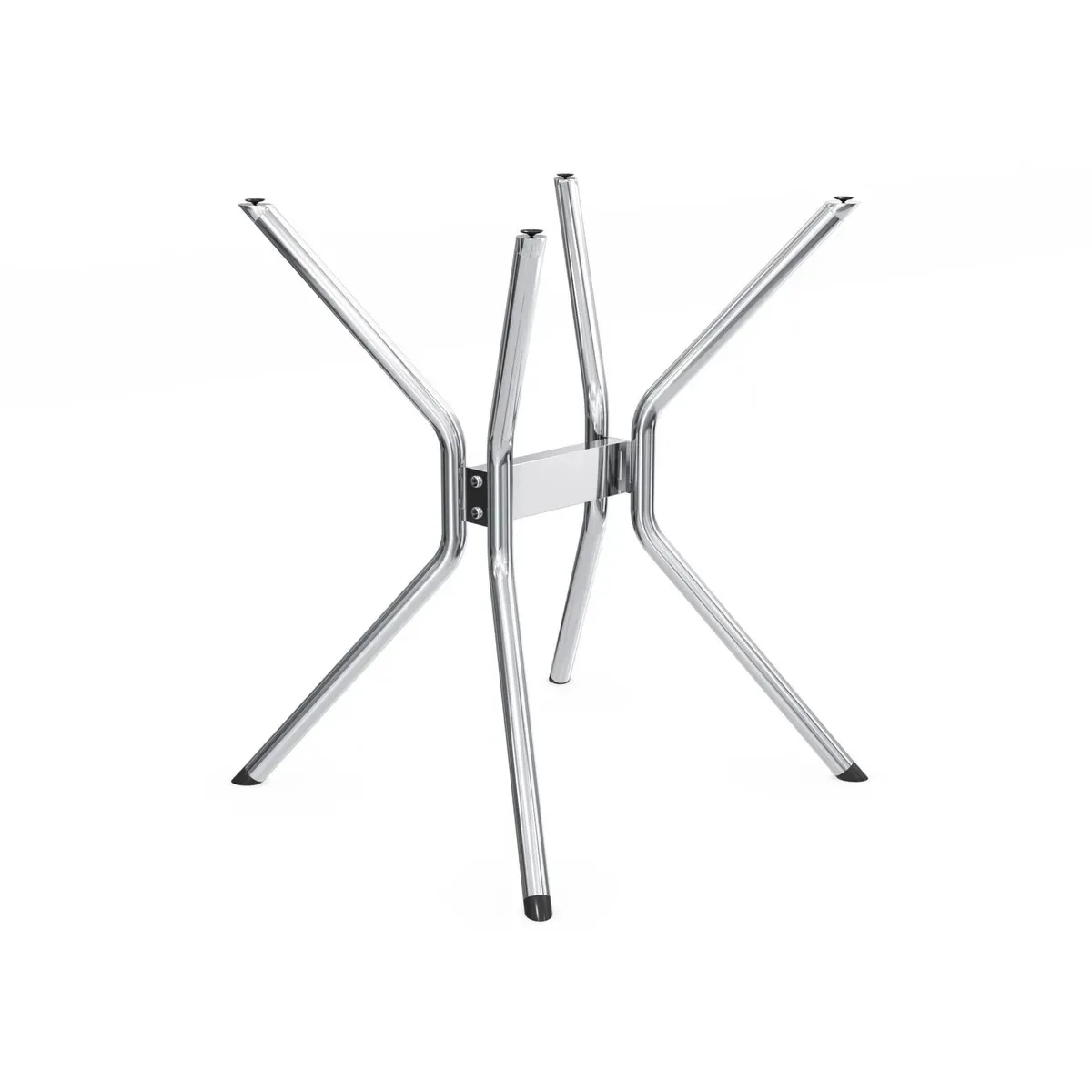 Base Para Mesa 60x60cm Loire M072 Kappesberg Em Aço Cromado