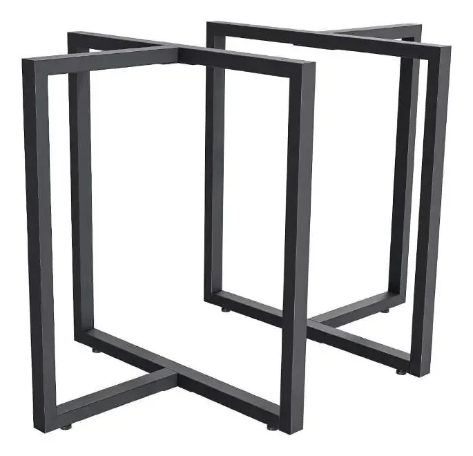 Base Para Mesa De Jantar Geneva Preta Cor Preto